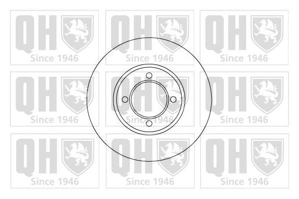 Disque de frein QUINTON HAZELL BDC3794
