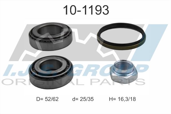 Kit de roulements de roue IJS GROUP 10-1193
