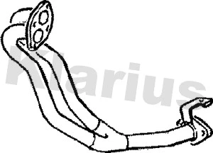 Tuyau d'échappement KLARIUS 130132