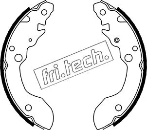 Jeu de mâchoires de frein fri.tech. 1111.244