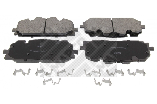 Kit de plaquettes de frein, frein à disque MAPCO 6998