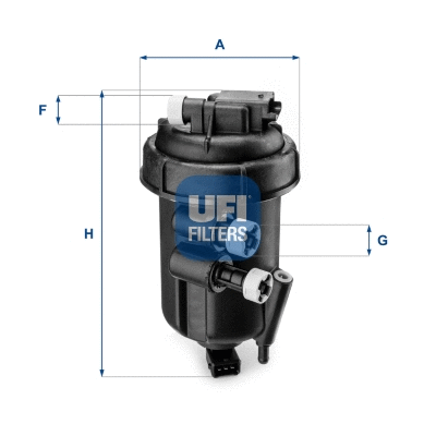 Filtre à carburant UFI 55.108.00