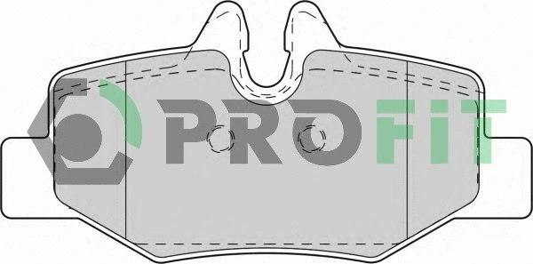 Kit de plaquettes de frein, frein à disque PROFIT 5000-1494 C