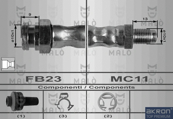 Flexible de frein AKRON-MALÒ 8403