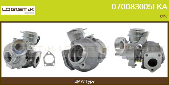 Turbocompresseur, suralimentation LGK 070083005LKA