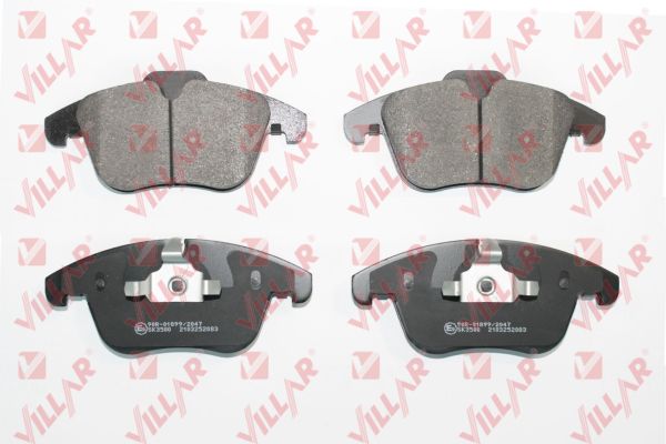 Kit de plaquettes de frein, frein à disque VILLAR 626.2083
