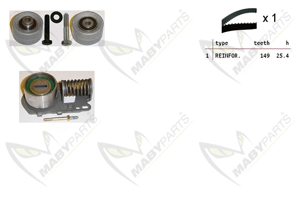Kit de courroie crantée MABYPARTS OBK010268