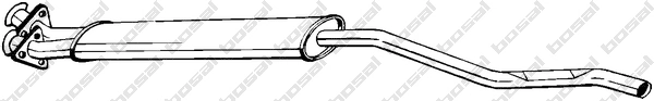 Silencieux central KLOKKERHOLM 283-943