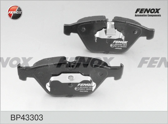 Kit de plaquettes de frein, frein à disque FENOX BP43303