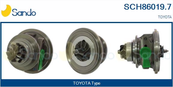 Groupe carter, turbocompresseur SANDO SCH86019.7