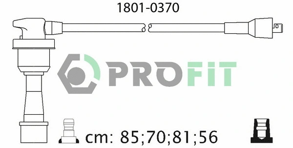 Kit de câbles d'allumage PROFIT 1801-0370