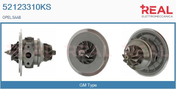 Groupe carter, turbocompresseur REAL 52123310KS