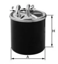 Filtre à carburant UNIFLUX FILTERS XN106