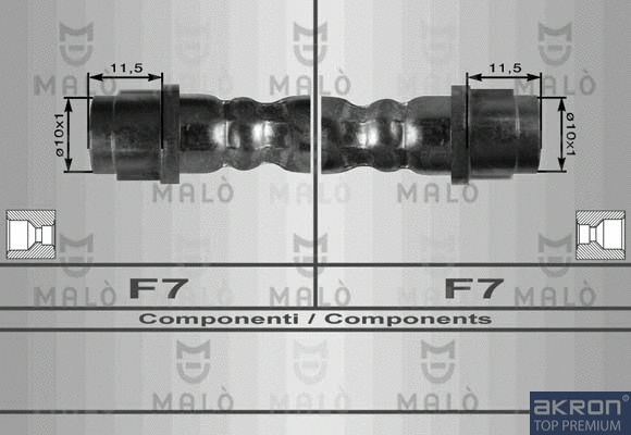 Flexible de frein AKRON-MALÒ 8928