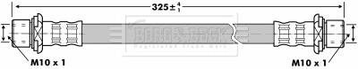 Flexible de frein BORG & BECK BBH6861