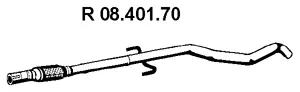 Tuyau d'échappement EBERSPÄCHER 08.401.70