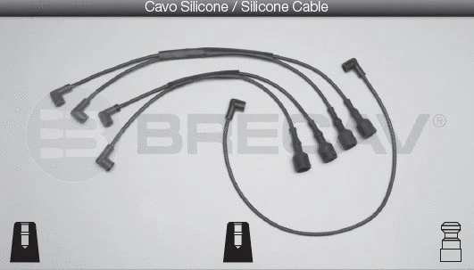 Kit de câbles d'allumage BRECAV 01.405