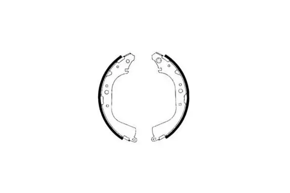 Jeu de mâchoires de frein E.T.F. 09-0486