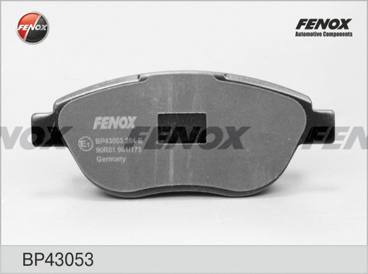 Kit de plaquettes de frein, frein à disque FENOX BP43053