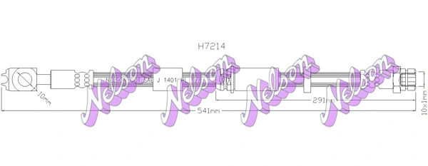 Flexible de frein KAWE H7214