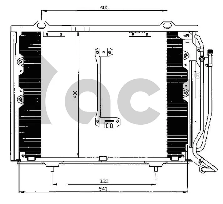 Condenseur, climatisation ACR 300262