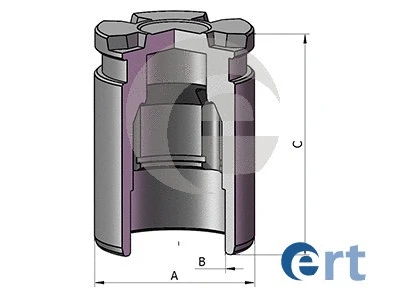 Piston, étrier de frein ERT 151736-C