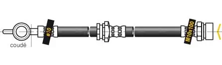 Flexible de frein MGA F5398