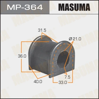 Coussinet de palier, stabilisateur MASUMA MP-364