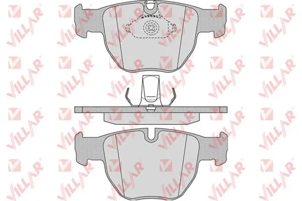 Kit de plaquettes de frein, frein à disque VILLAR 626.0909