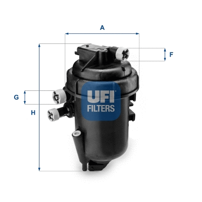 Filtre à carburant UFI 55.084.00