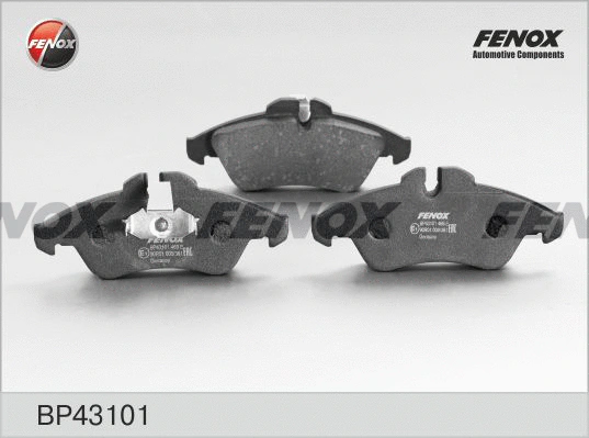 Kit de plaquettes de frein, frein à disque FENOX BP43101