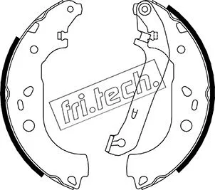 Jeu de mâchoires de frein fri.tech. 1040.155