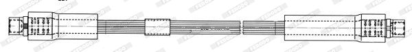 Flexible de frein FERODO FHY3227