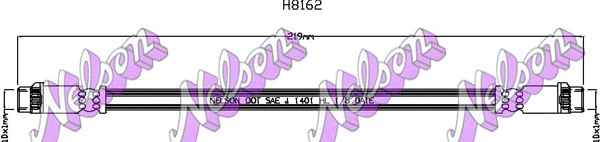 Flexible de frein KAWE H8162