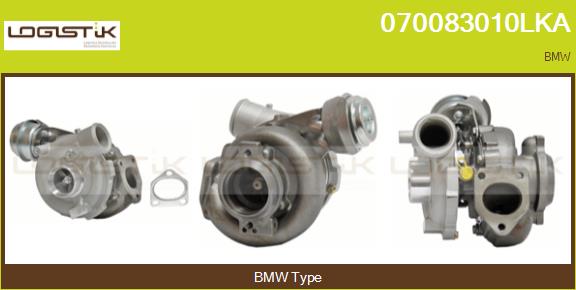 Turbocompresseur, suralimentation LGK 070083010LKA