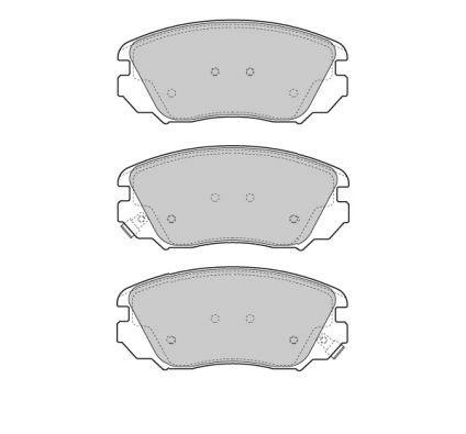 Kit de plaquettes de frein, frein à disque FREMAX FBP-1659