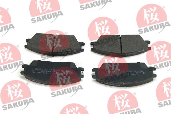 Kit de plaquettes de frein, frein à disque SAKURA 600-40-4600