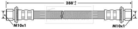 Flexible de frein BORG & BECK BBH7283