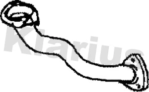 Tuyau d'échappement KLARIUS 110318