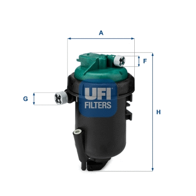 Filtre à carburant UFI 55.181.00