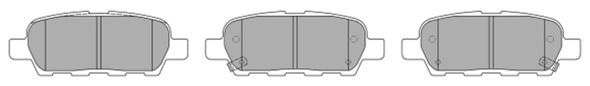 Kit de plaquettes de frein, frein à disque FREMAX FBP-1545