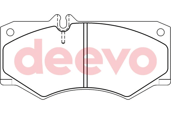 Kit de plaquettes de frein, frein à disque DEEVO BP61300