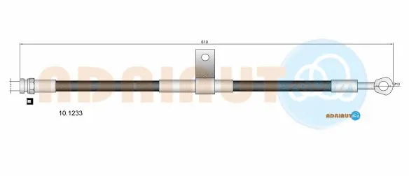 Flexible de frein ADRIAUTO 10.1233