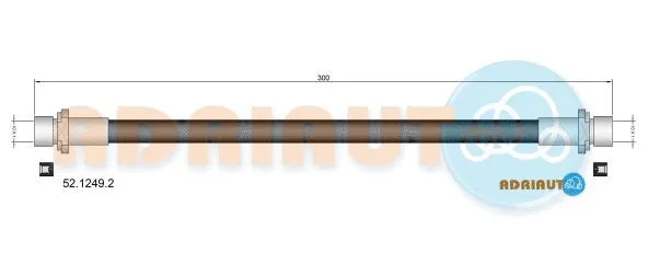 Flexible de frein ADRIAUTO 52.1249.2