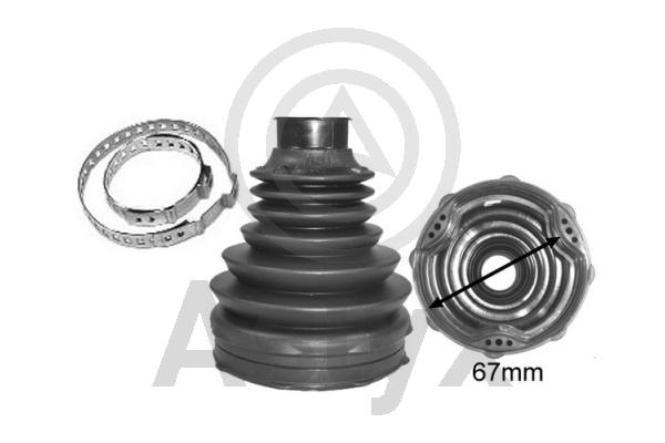 Jeu de joints-soufflets, arbre de commande Aslyx AS-501420