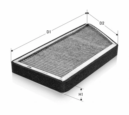 Filtre, air de l'habitacle TECNECO FILTERS CK9071C