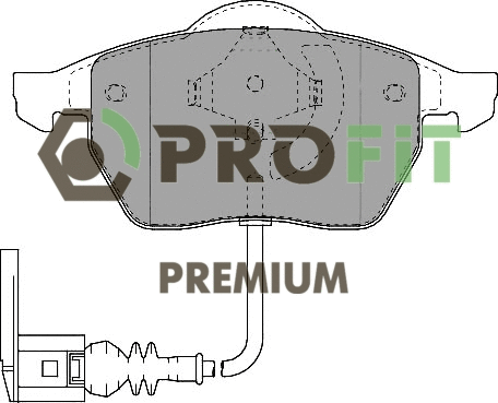 Kit de plaquettes de frein, frein à disque PROFIT 5005-1463