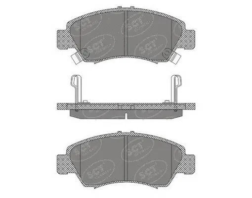Kit de plaquettes de frein, frein à disque SCT - MANNOL SP 600 PR