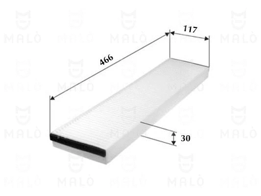 Filtre, air de l'habitacle AKRON-MALÒ 1530751