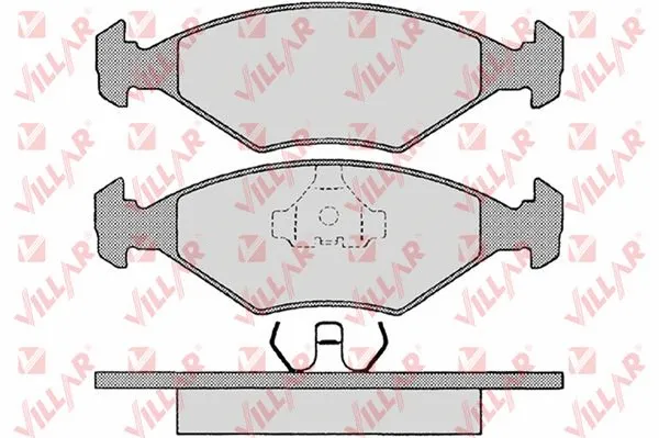Kit de plaquettes de frein, frein à disque VILLAR 626.0679